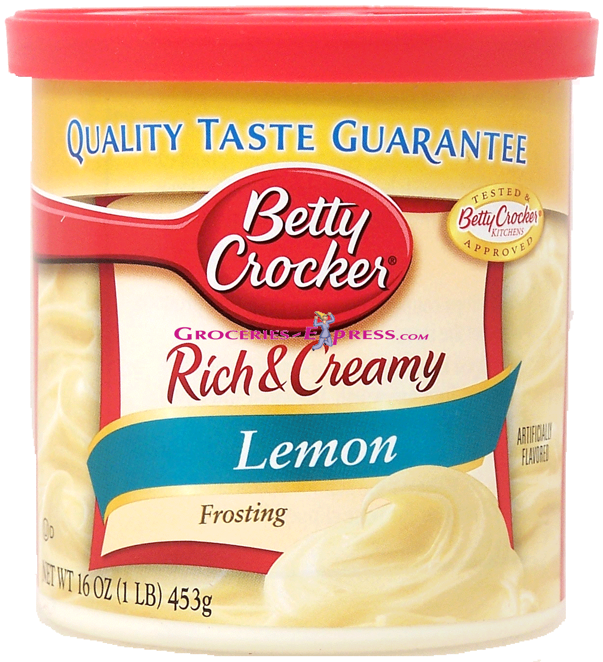 Betty Crocker&nbsp;Rich & Creamy&nbsp;lemon frosting made with real butter Full-Size Picture